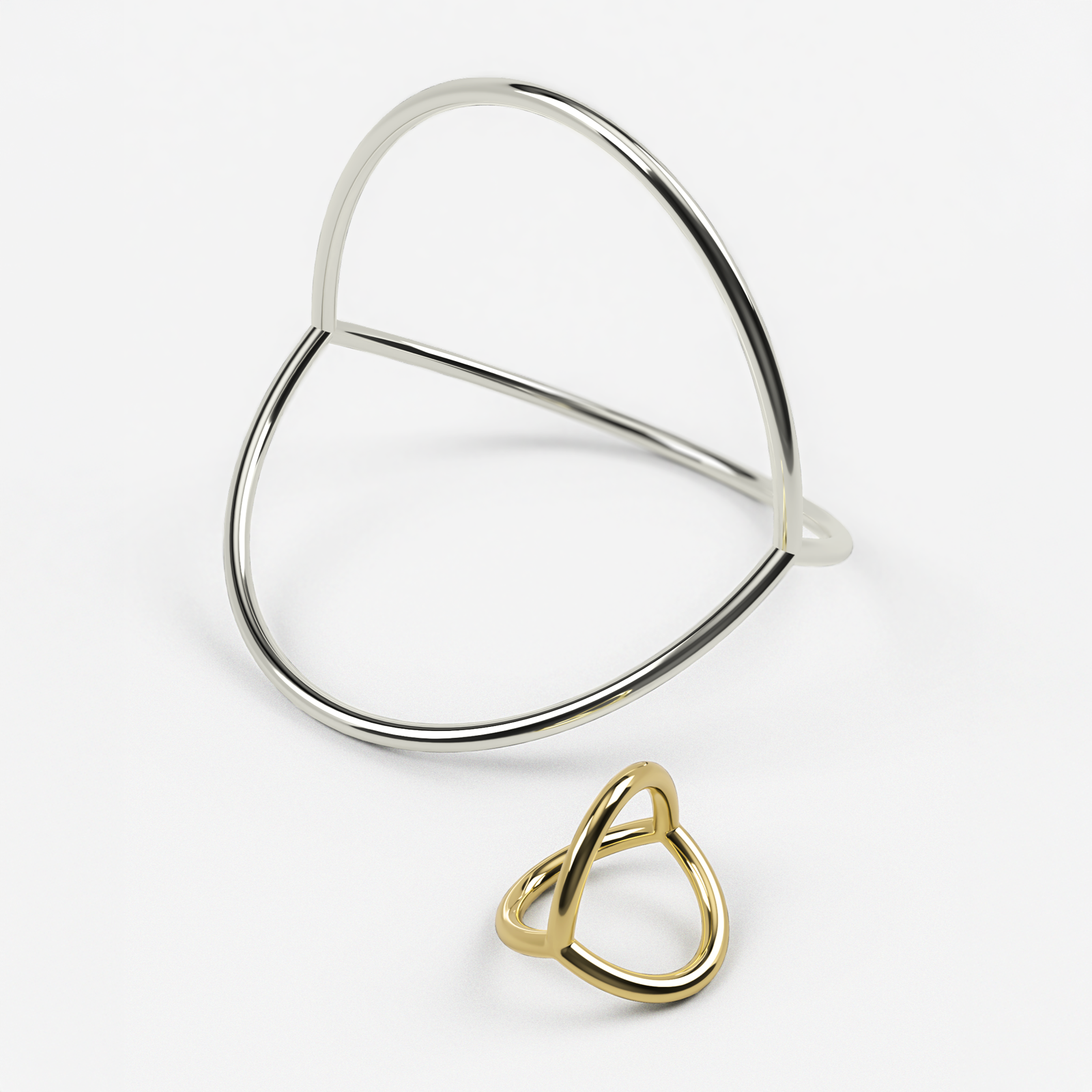 THREE HALVES - BANGLE BY SEBASTIAN BERGNE