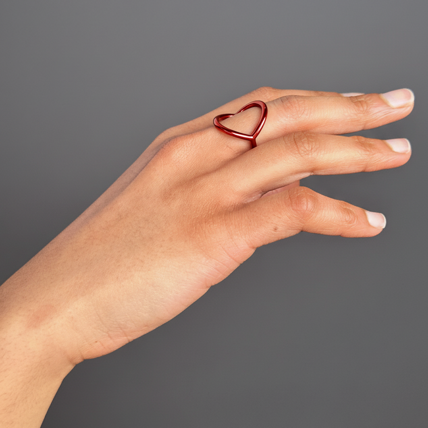 THREE HALVES - ENAMEL SILVER RING BY SEBASTIAN BERGNE