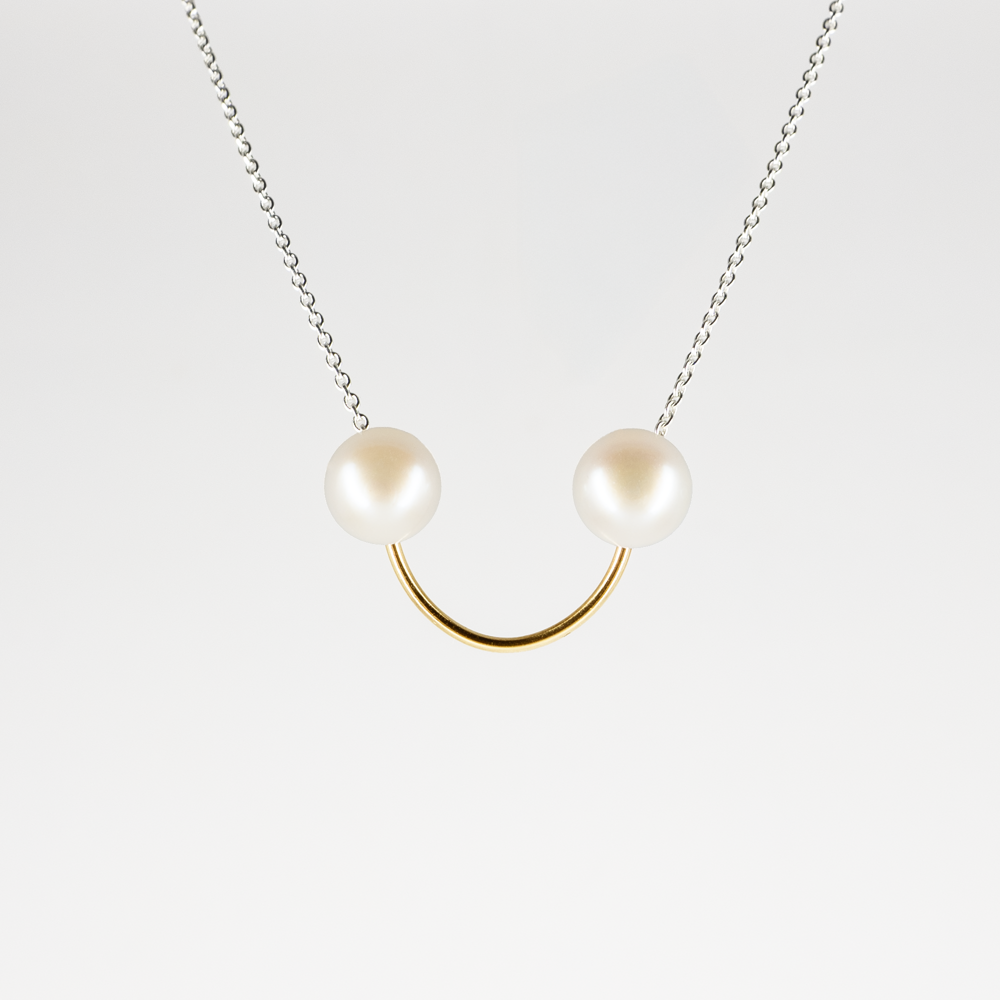 GOLDEN SMILE - PENDANT NECKLACE BY STUDIO 0.25